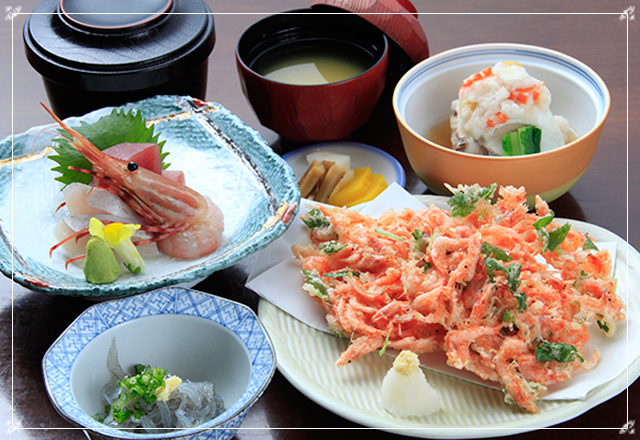 静岡県駿河湾の地物の食材を使った自慢のお料理